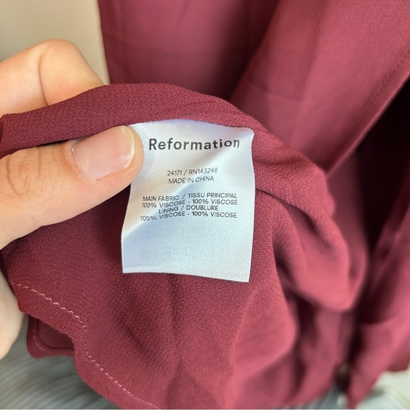 NWT Reformation Juliette Dress Size 10 - Picture 9 of 11